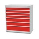Schubladenschrank Tiefe 500, R 36-16, 7 x Schublade, für Regal oder einzeln