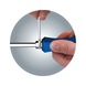 Phillips screwdriver with impact cap, PH1 x 80 mm - Phillips screwdriver with impact cap - 2