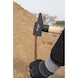 Locksmith's hammer with hickory handle, 1000 g, French shape - Sledgehammer - 3