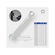 Combination wrench, 15 mm - Ring spanner - 3