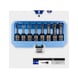 1/2 inch power bit socket set, TX, 8-piece, T30 - T80 - 1/2 inch power bit socket - 2
