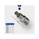 1/2 inch hexagon socket bit socket, 55 mm long, 19 mm - 1/2 inch hexagon socket bit socket - 2