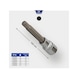 1/2 inch multi-tooth socket, 100 mm long, M12 - 1/2 inch multi-tooth bit socket - 3