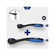 KS TOOLS Umschaltknarren-Satz, 2-teilig, 1/4 Zoll, 1/2 Zoll - Umschalter - 2