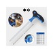 T-handle TX with front hole angle pin wrench T30 x 150 mm - T-handle Torx with front hole drilled angle pin wrench - 2