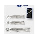 Lock-on pliers / grip pliers set, 3-piece - Pliers set - 3
