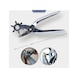 KS TOOLS Revolver hole punch, D: 2.5 - 3.0 - 3.5 - 4.0 - 4.5 - 5.0 mm - Tool holder, workpiece holder (other) - 3
