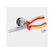 VDE flat round nose pliers, 208 mm - Flat round pliers - 3