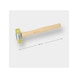 Plastic soft-face hammer D: 32 mm - Soft-face hammer - 2