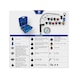 Cooling system diagnostic kit, 18 pieces - Coolant circuit (automotive, assembly, other) - 3