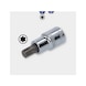 Bit insert, length 54 mm, drive internal square 12.5 mm (1/2 inch), VAG Polydrive - Additional bit socket - 2