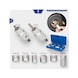 Shock absorber tool set, 8-piece - Shock absorbers (motor vehicles, chassis damping) - 3
