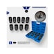 Drive shaft socket set, 9-piece - Socket wrench insert (12-point) - 3