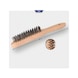 Steel hand wire brush, 4 rows, 290 mm BT706002 - Brushes - 2