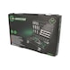 COMPETITION 1/4 inch, 3/8 inch socket wrench set, 91-piece - COMPETITION mini bit socket set - 3