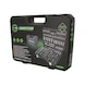 KS TOOLS COMPETITION 1/4 inch, 3/8 inch, 1/2 inch socket wrench set, 191-piece - COMPETITION mini bit socket set - 3