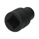1/2 inch hex power socket 10 mm, short - 1/2 inch power bit socket - 3