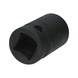 1/2 inch hex power socket 16 mm, short - 1/2 inch power bit socket - 3