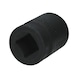 1/2 inch hex power socket 19 mm, short - 1/2 inch power bit socket - 3