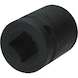 1/2 inch hex power socket 21 mm, short - 1/2 inch power bit socket - 3