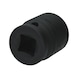 1/2 inch hex power socket 22 mm, short - 1/2 inch power bit socket - 3