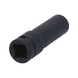 KS TOOLS 1/2 inch hex power socket, 13 mm, long - 1/2 inch power bit socket - 3