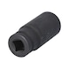 1/2 inch hex power socket, 24 mm, long - 1/2 inch power bit socket - 3