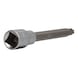 1/2 inch TX socket, 140 mm long, T50 - 1/2 inch TX bits - 3