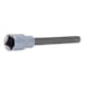 1/2 inch TX socket, 140 mm long, T55 - 1/2 inch TX bits - 3