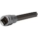 1/2 inch TX socket, 140 mm long, T60 - 1/2 inch TX bits - 3