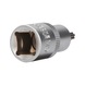 1/2 inch RIBE socket bit, 55 mm long, M5 - 1/2 inch RIBE bit socket - 3