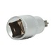 1/2 inch RIBE socket bit, 55 mm long, M7 - 1/2 inch RIBE bit socket - 3