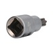 1/2 inch RIBE socket bit, 55 mm long, M9 - 1/2 inch RIBE bit socket - 3