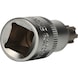 1/2 inch RIBE socket bit, 55 mm long, M10 - 1/2 inch RIBE bit socket - 3