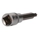 1/2 inch RIBE socket bit, 100 mm long, M7 - 1/2 inch RIBE bit socket - 3