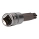 1/2 inch RIBE socket bit, 100 mm long, M13 - 1/2 inch RIBE bit socket - 3