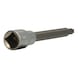 1/2 inch RIBE socket bit, 140 mm long, M8 - 1/2 inch RIBE bit socket - 3