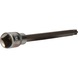 1/2 inch RIBE socket, 200 mm long, M10 - 1/2 inch RIBE bit socket - 3