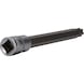 KS TOOLS 1/2 inch RIBE socket, 200 mm long, M14 - 1/2 inch RIBE bit socket - 3