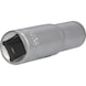 1/2 inch hex socket, long version, 13 mm - 1/2 inch hex socket - 3