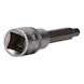 1/2 inch hexagon socket bit socket, 100 mm long, 7 mm - 1/2 inch hexagon socket bit socket - 3