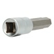 1/2 inch hexagon socket bit socket, 100 mm long, 13 mm - 1/2 inch hexagon socket bit socket - 3