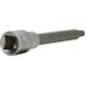 1/2 inch multi-tooth socket, 140 mm long, M8 - 1/2 inch multi-tooth bit socket - 3