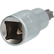 1/2 inch TX socket, 55 mm long, T50 - 1/2 inch TX bits - 3