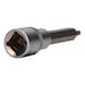 KS TOOLS 1/2 inch TX socket bit, 100 mm long, T25 - 1/2 inch TX bits - 3