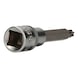 1/2 inch TX socket bit, 100 mm long, T45 - 1/2 inch TX bits - 3
