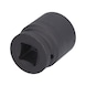 3/4 inch power socket, twelve-point, 32 mm, short - 3/4 inch heavy-duty socket, twelve-point - 3