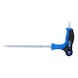 T-handle TX with front hole angle pin wrench T25 x 150 mm - T-handle Torx with front hole drilled angle pin wrench - 3