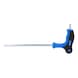 T-handle TX with front hole drilling angle pin wrench T50 x 200 mm - T-handle Torx with front hole drilled angle pin wrench - 3