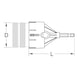 KS TOOLS Adapter for pipe deburrer, 50 mm - Deburrer - 2
